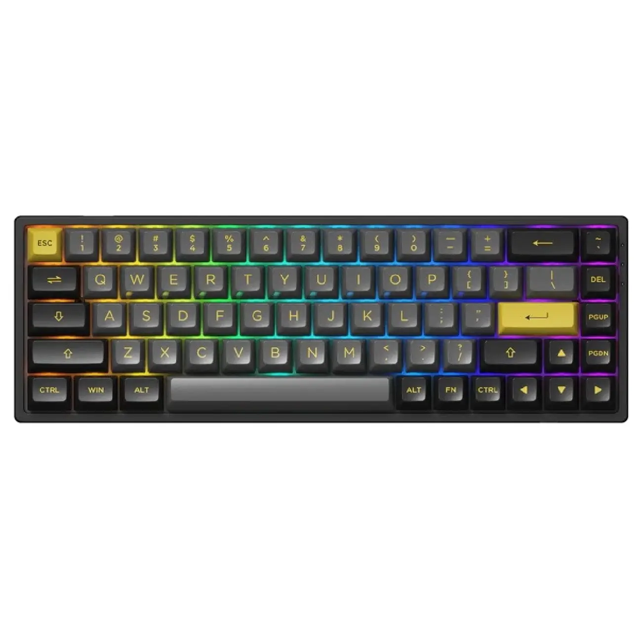 Klaviatura Akko 3068B Plus Black&Gold CS Jelly Pink RGB