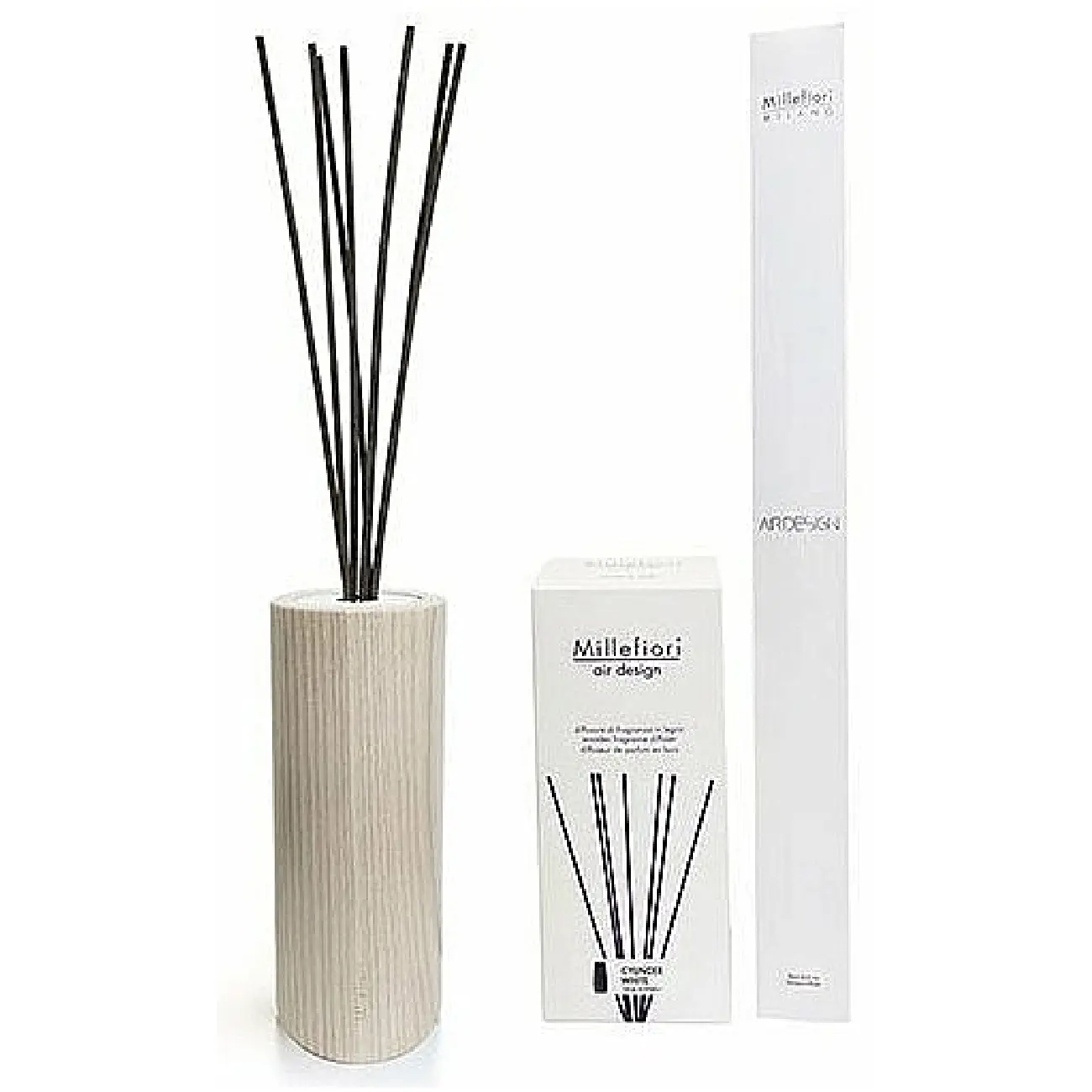 Diffuzor Millefiori Milano Wood Air Design Cylinder White