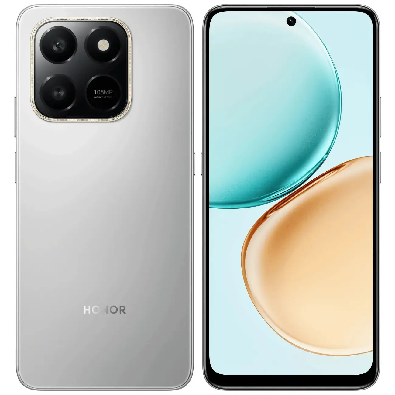 Смартфон HONOR X7D 8/256 Meteor Silver  
