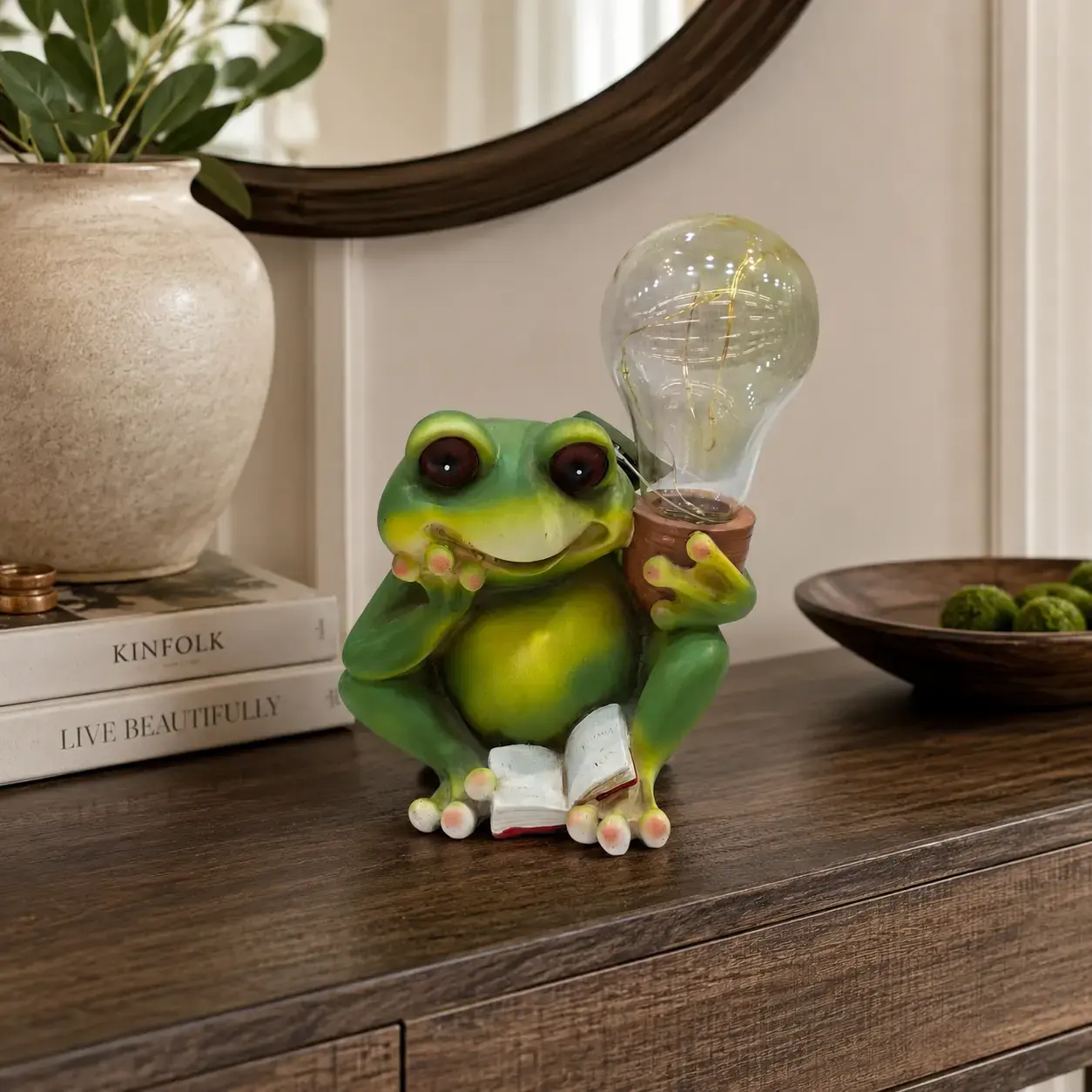Dekorativ haykalcha SENORITA HOME Froggy Model-02