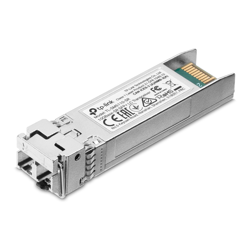 Трансивер TP-LINK SM5110-SR(8-pack) Omada 10Gbase-SR SFP+ LC Transceiver, 8-Pack
