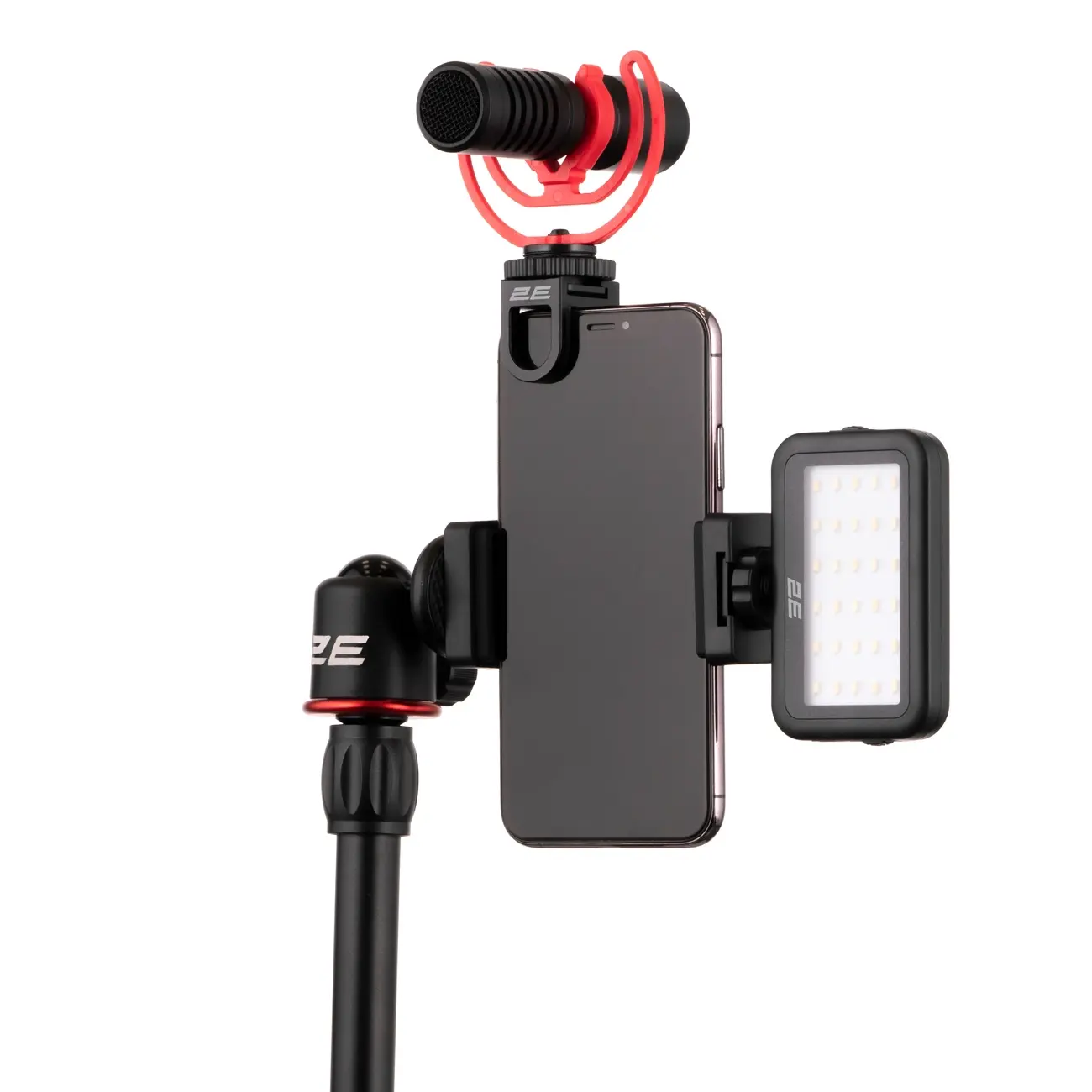 Mobil qurilmalar uchun shtativli mikrofon Maono by 2Е AU-SM10S Vlog KIT, 3.5mm
