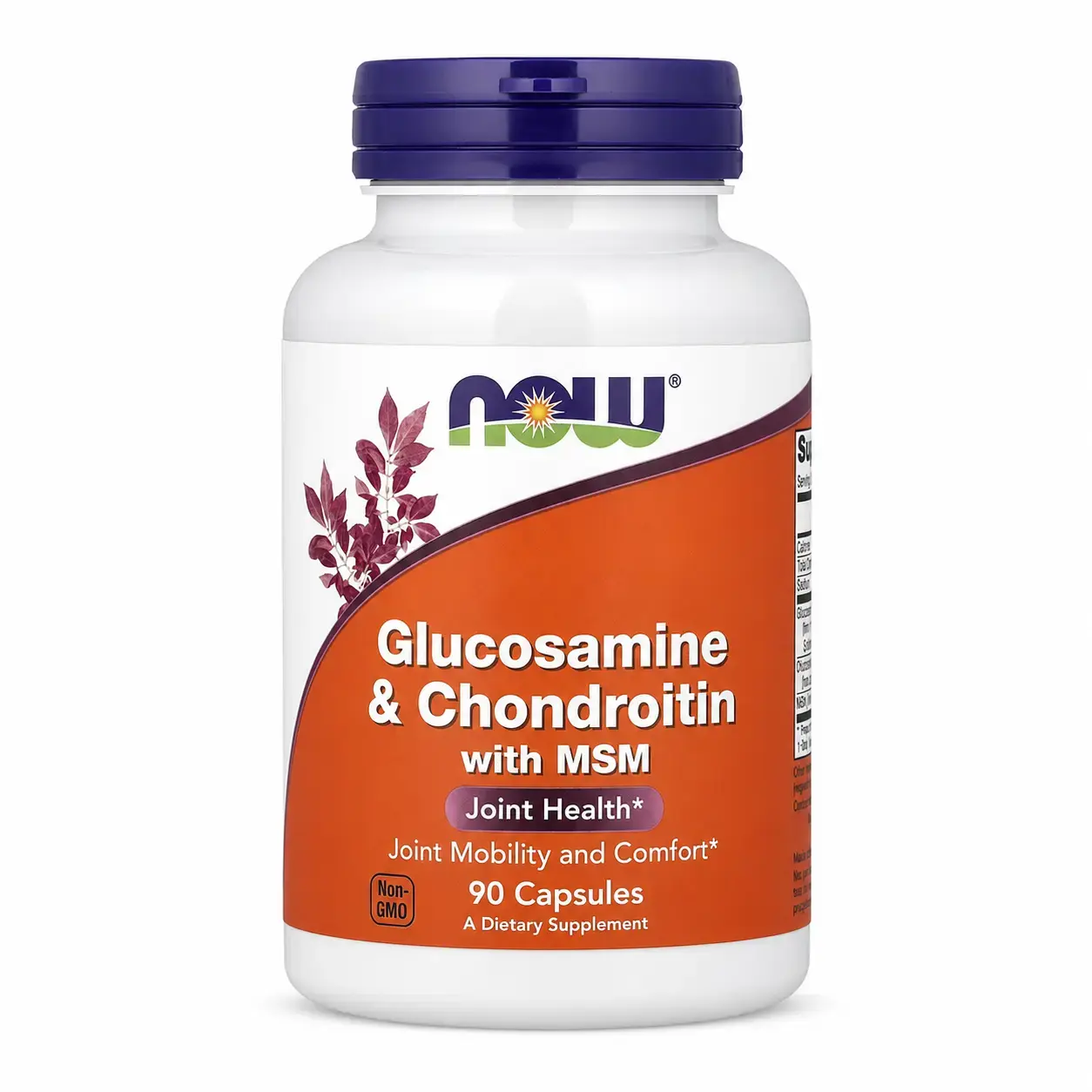 Комплекс для суставов Glucosamine & Chondroitin with MSM NOW Foods 90 Veg Caps