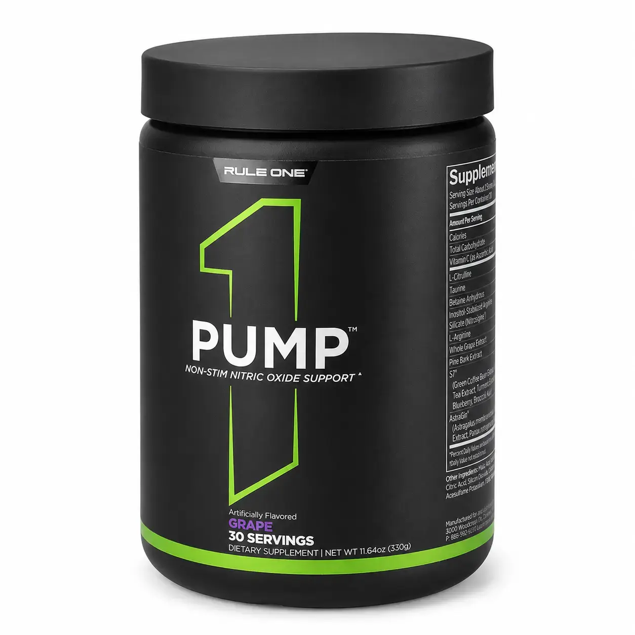 Mashqdan oldingi kompleks Pump Non-Stim Rule1 (Grape) 330 g