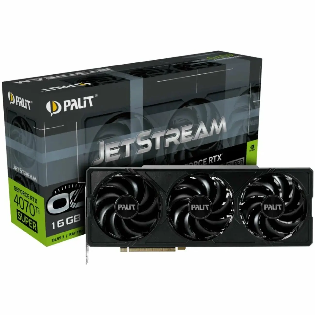Видеокарта Palit GeForce RTX4070Ti SUPER JETSTREAM 16GB, GDDR6X 