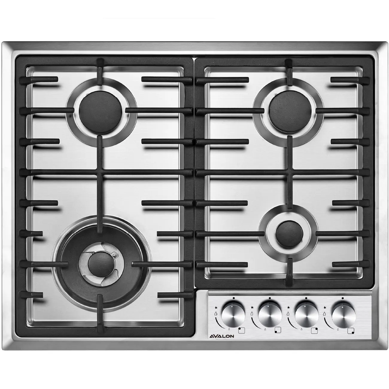 Газовая варочная панель AVALON GH 462 Inox
