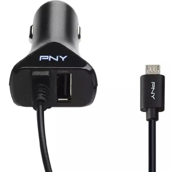 Автомобильное зарядное устройство PNY CAR-Charger P-DC-UU-K01-04-RB