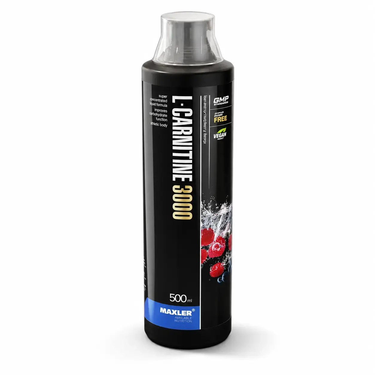 L-karnitin Maxler L-Carnitine 3000 (Blueberry-Raspberry) 500 ml
