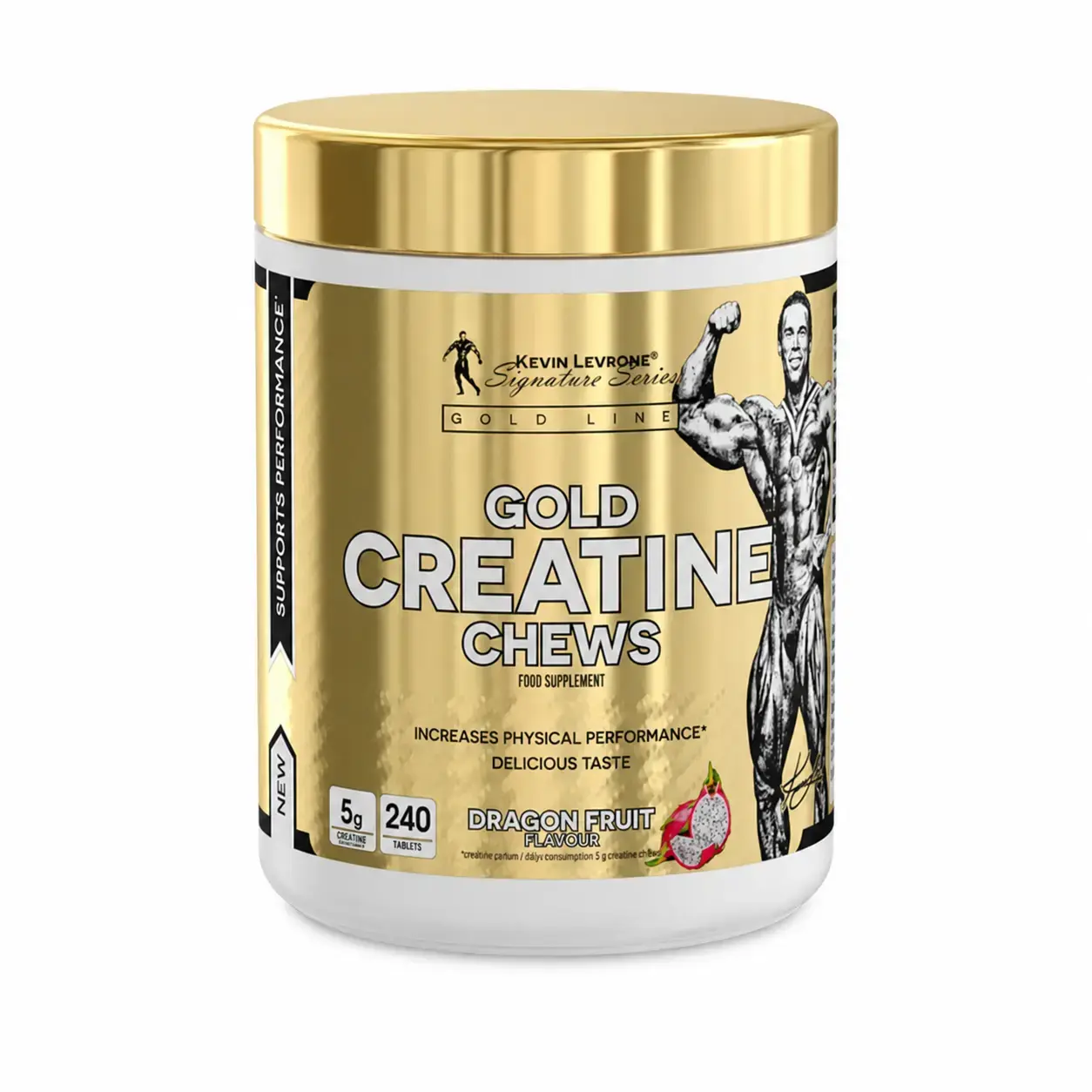 Kreatin Gold Creatine Chews Levrone (Dragon Fruit) 240 Tab
