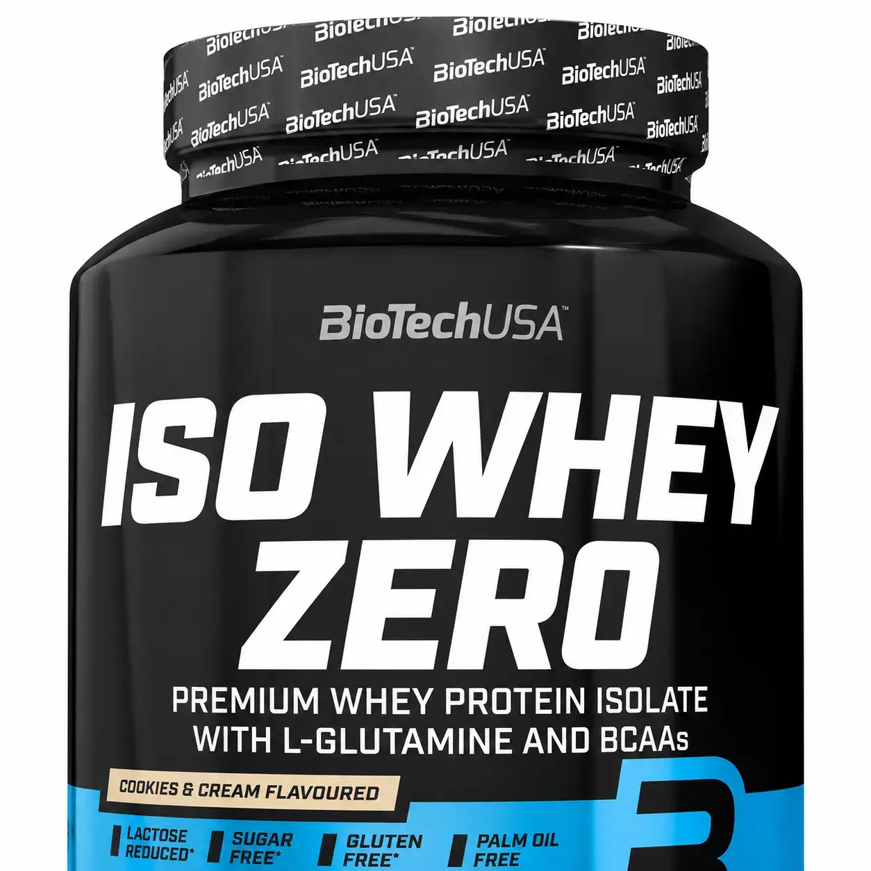 Zardob proteini izolyati Iso Whey Zero BioTechUSA (Cookies & Cream) 908 g