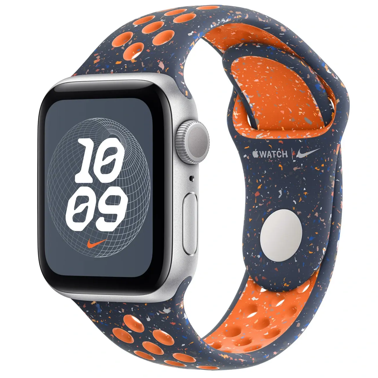Ремешок Apple Watch 40mm Blue Flame Nike Sport Band - M/L