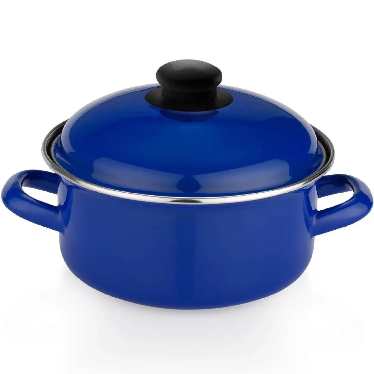Кастрюля Schafer Komfort Cook and Store Enamel Pot 18 cm Navy Blue