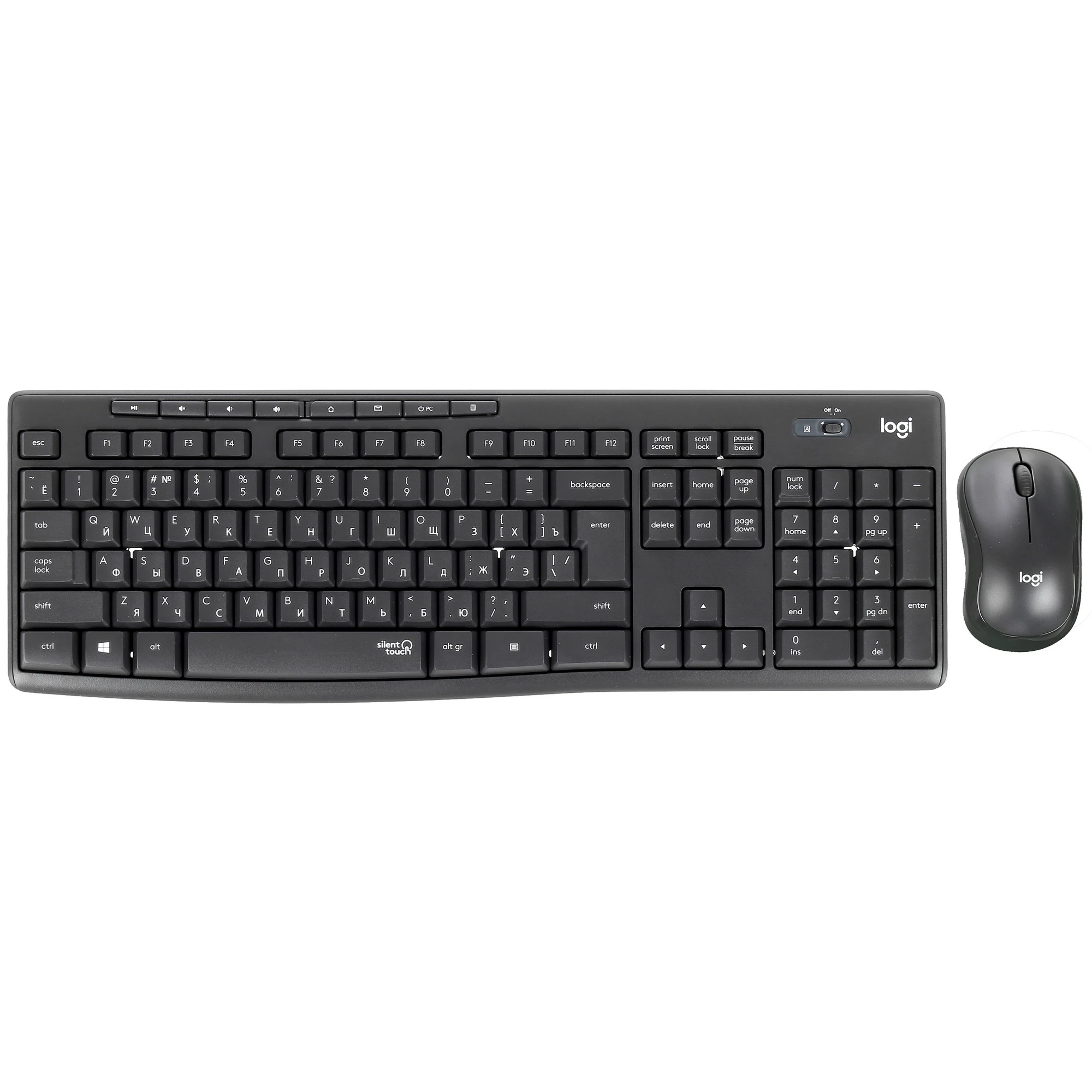 Клавиатура и мышь Logitech MK295/K