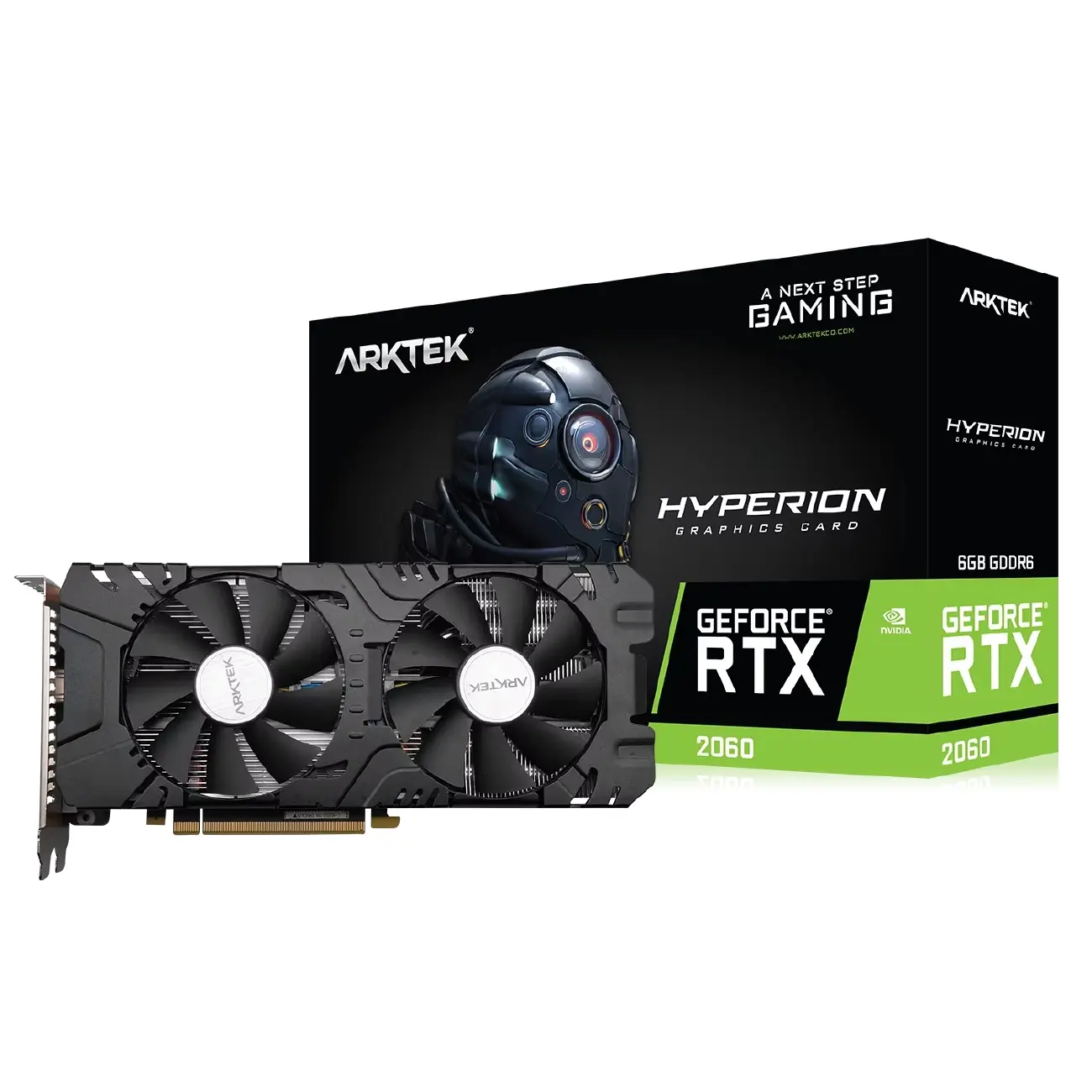 Видеокарта Arktek - 8GB GeForce GTX2060 Super 256Bits GDDR6