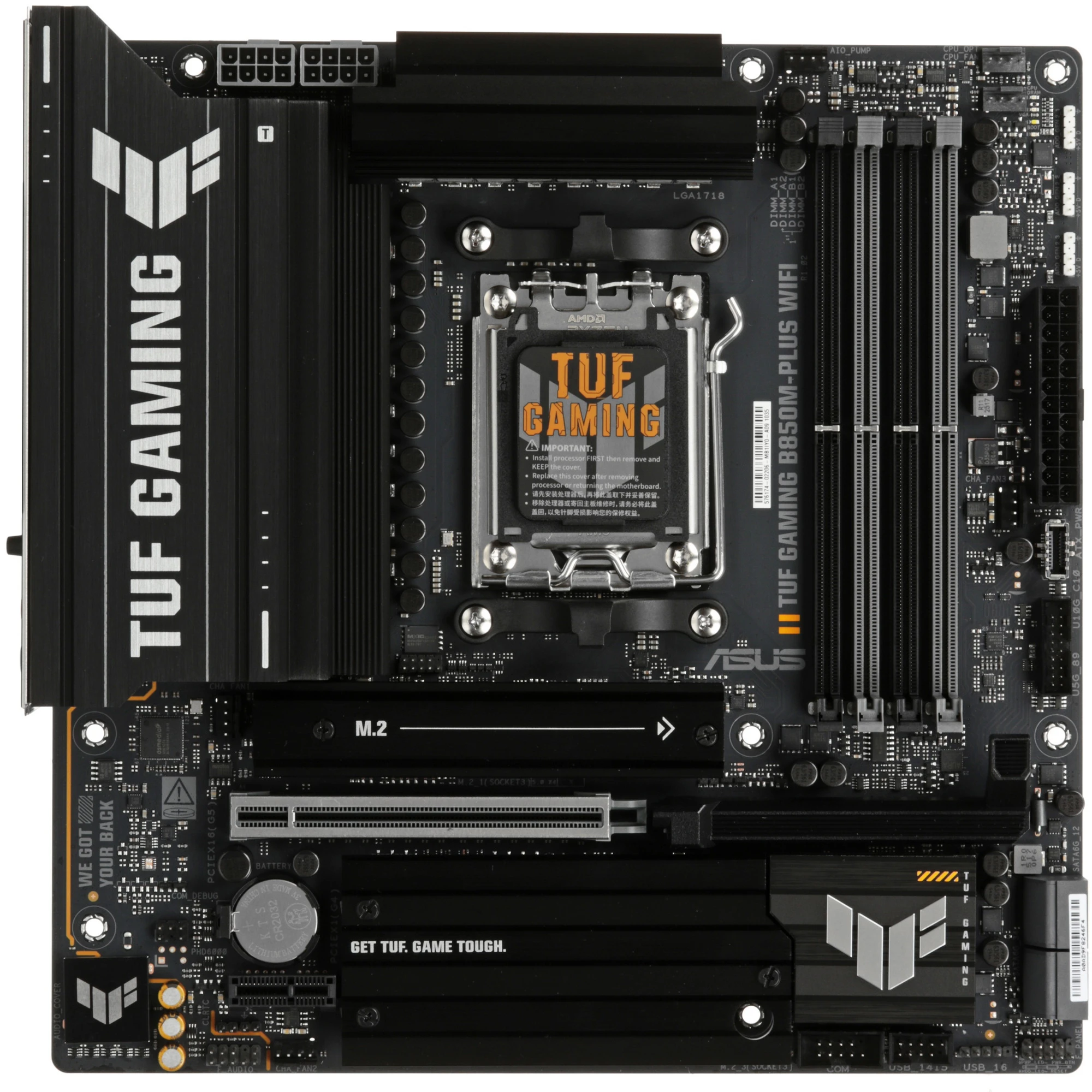 Материнская плата ASUS AMD AM5 GAMING B850M-PLUS WIFI DDR5 (90MB1IY0-M0EAY0)