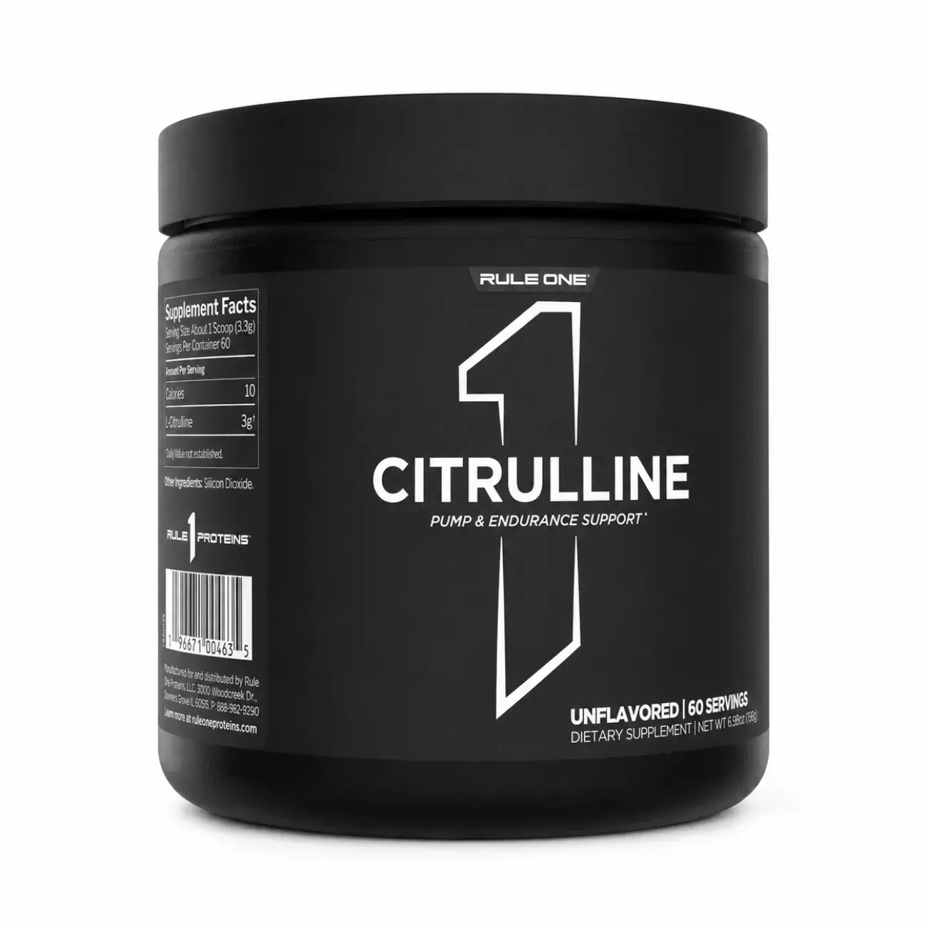 BQ Rule One Citrulline Unflavored, 198 g (60 Servings)