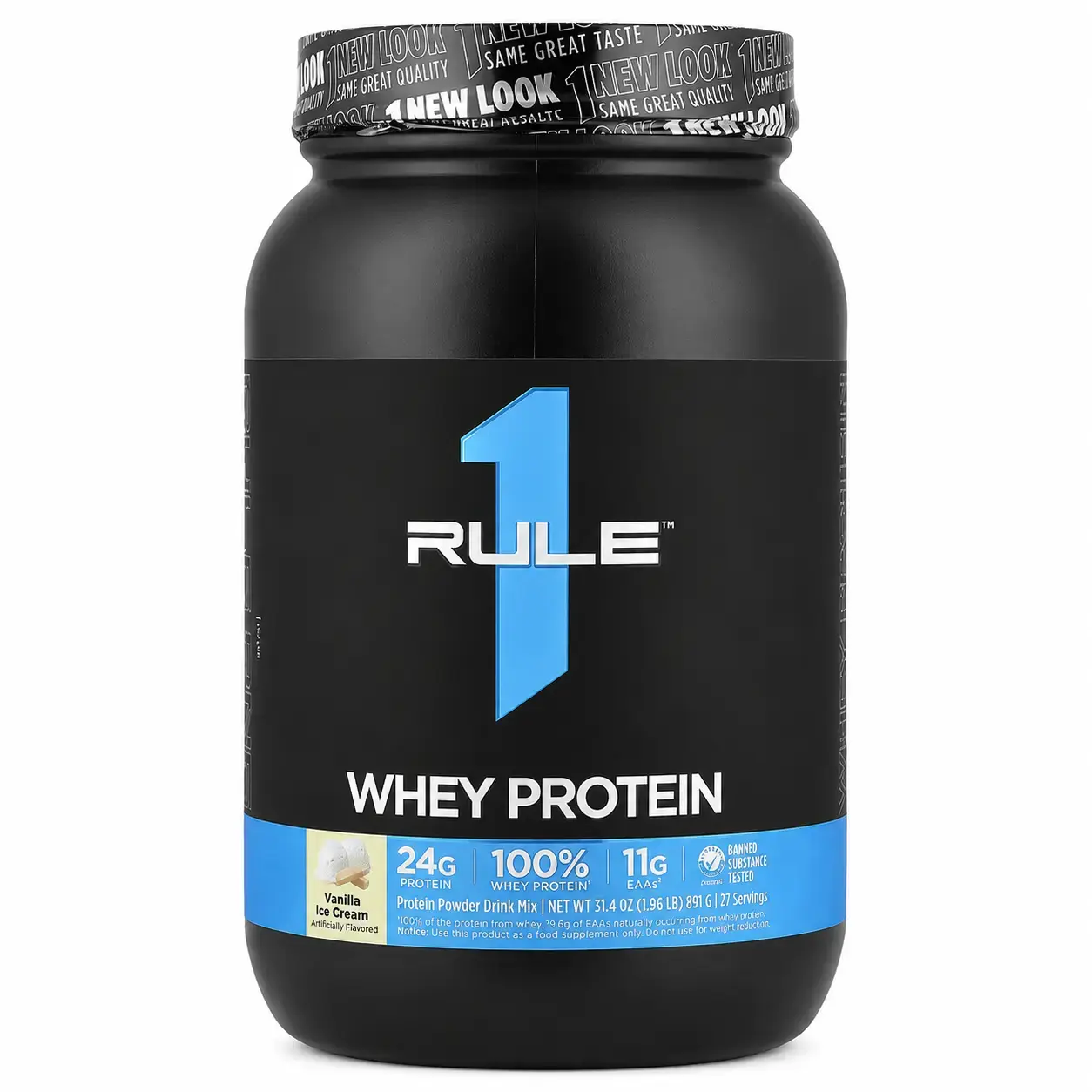 Zardob proteini Whey Blend Rule1 (Vanilla Ice Cream) 891 g