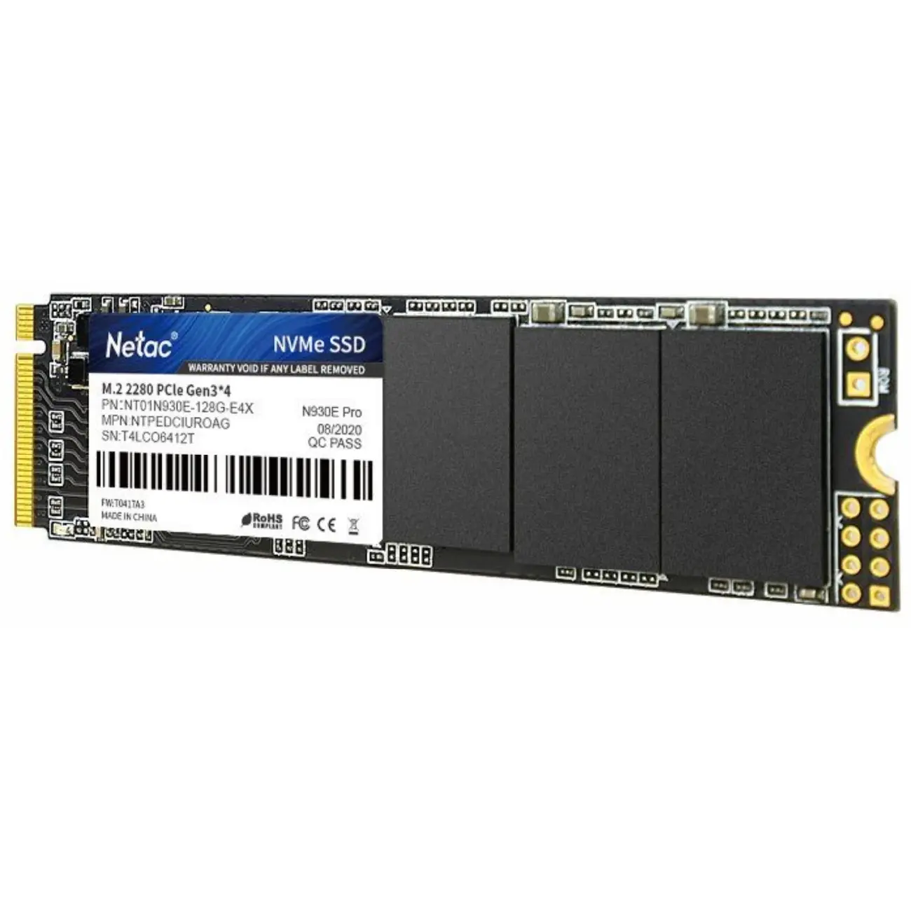 Накопитель Netac m.2 Nvme 256GB SSD