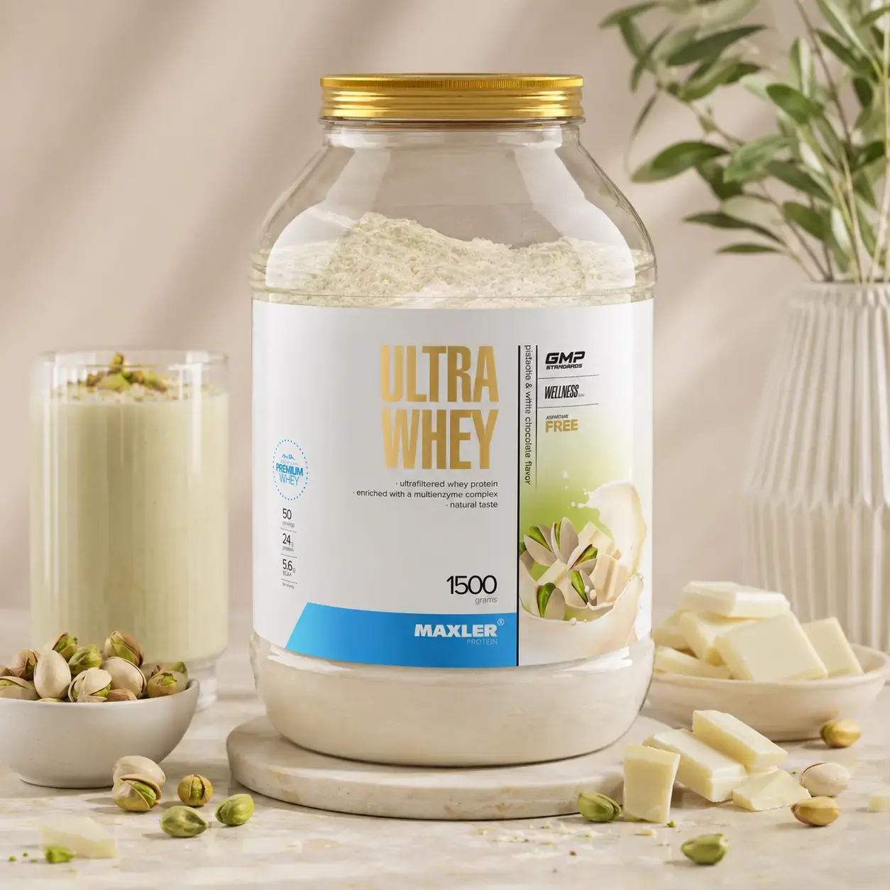 Zardobli protein Ultra Whey Maxler (Pistache & White Chocolate) 1500 g