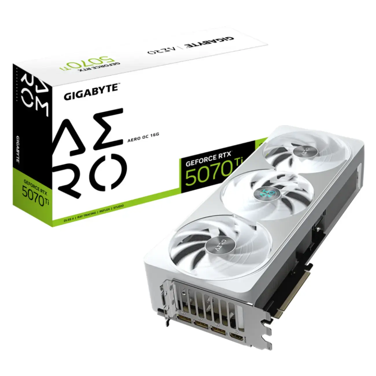 Видеокарта Gigabyte - 16GB GeForce RTX5070Ti AERO GV-N507TAERO OC-16GD