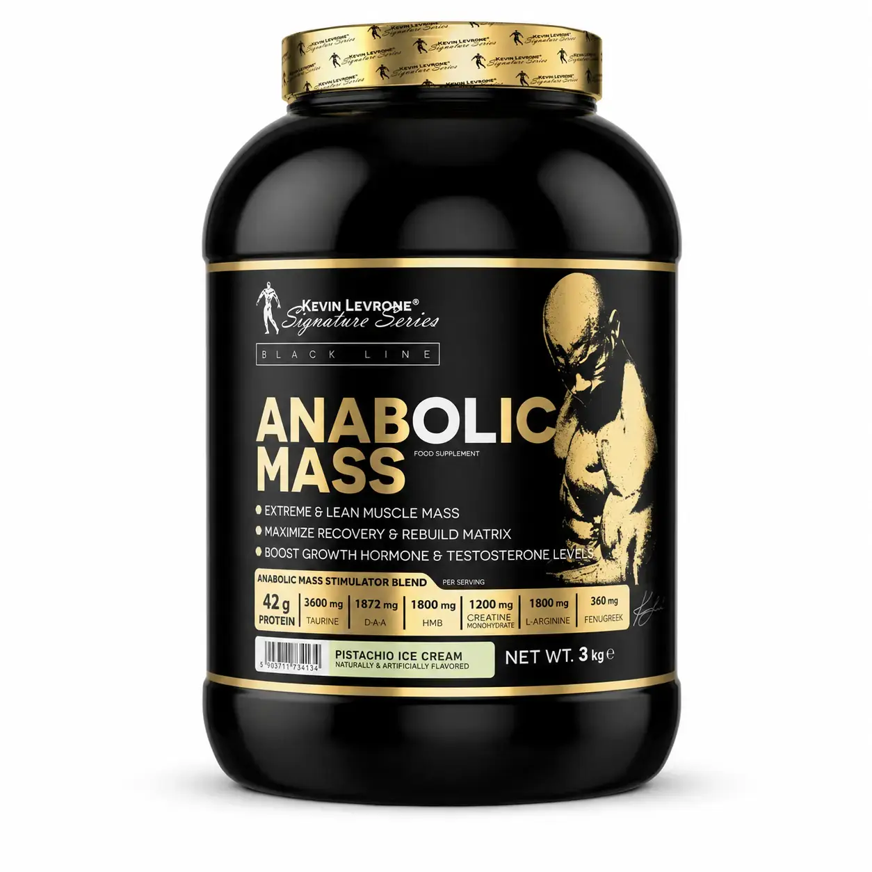Гейнер Kevin Levrone Anabolic Mass 3 kg Pistachio Ice Cream