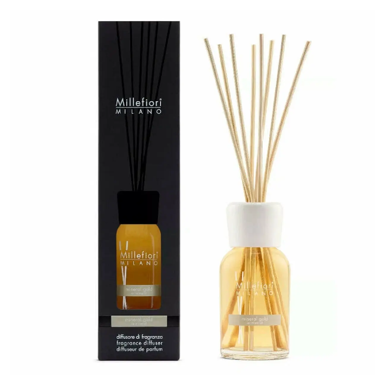 Диффузор MILLEFIORI MINERAL GOLD 250 ML