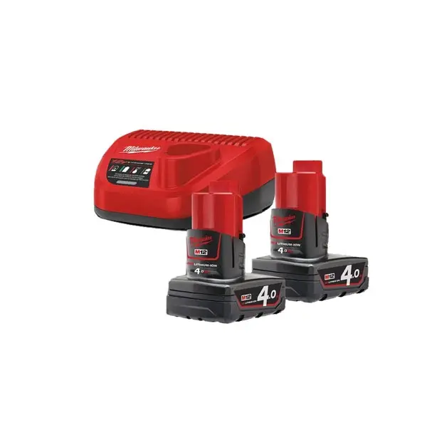 Комплект аккумулятор и зарядное устройство MILWAUKEE M12 NRG-402