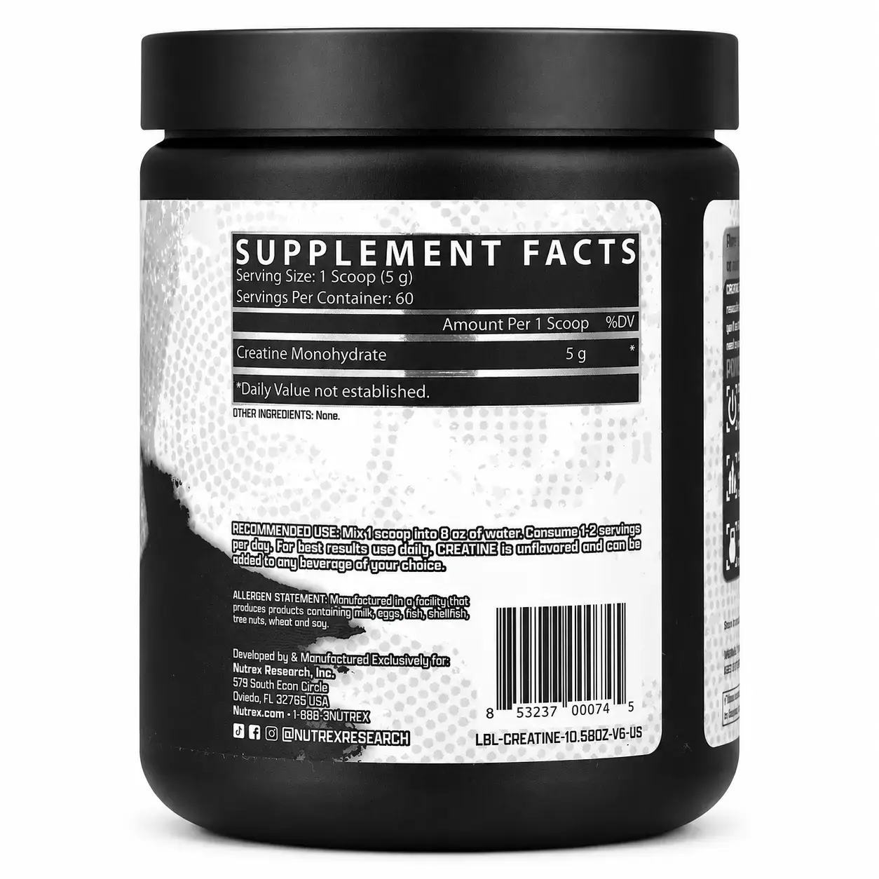 BQ Nutrex Creatine Monohydrate 300 g