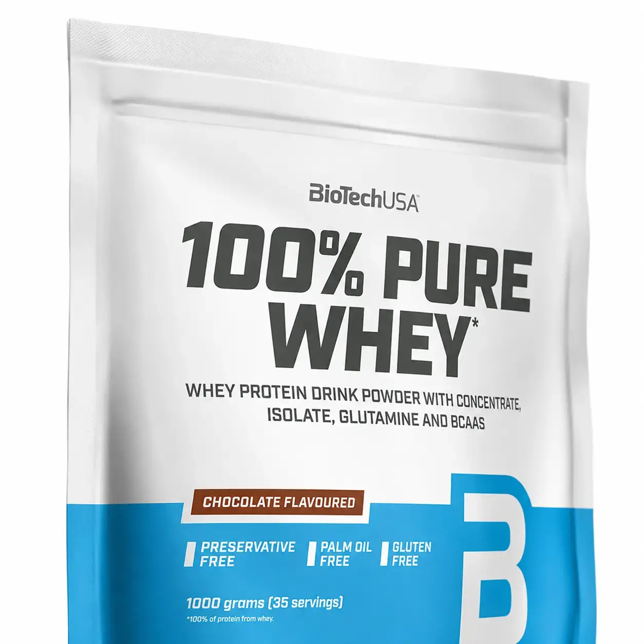 Zardob proteini 100% Pure Whey BioTechUSA (Chocolate) 1000 g (35 srv)