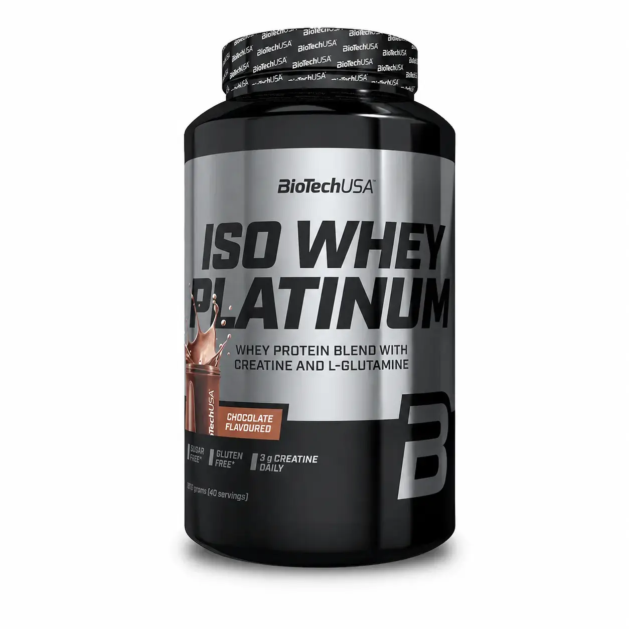 Изолят сывороточного протеина Iso Whey Platinum BioTechUSA (Chocolate) 908 g