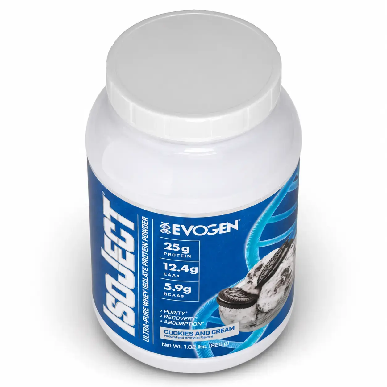Zardob izolyati Evogen IsoJect (Cookies & Cream) 4 lb (1.814 kg)