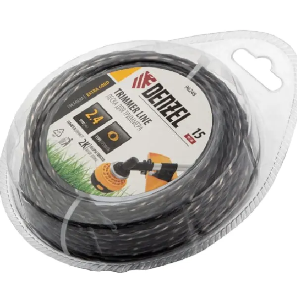 Леска для триммера круглая Denzel FLEX CORD 2 мм х 15 м блистер купить ...