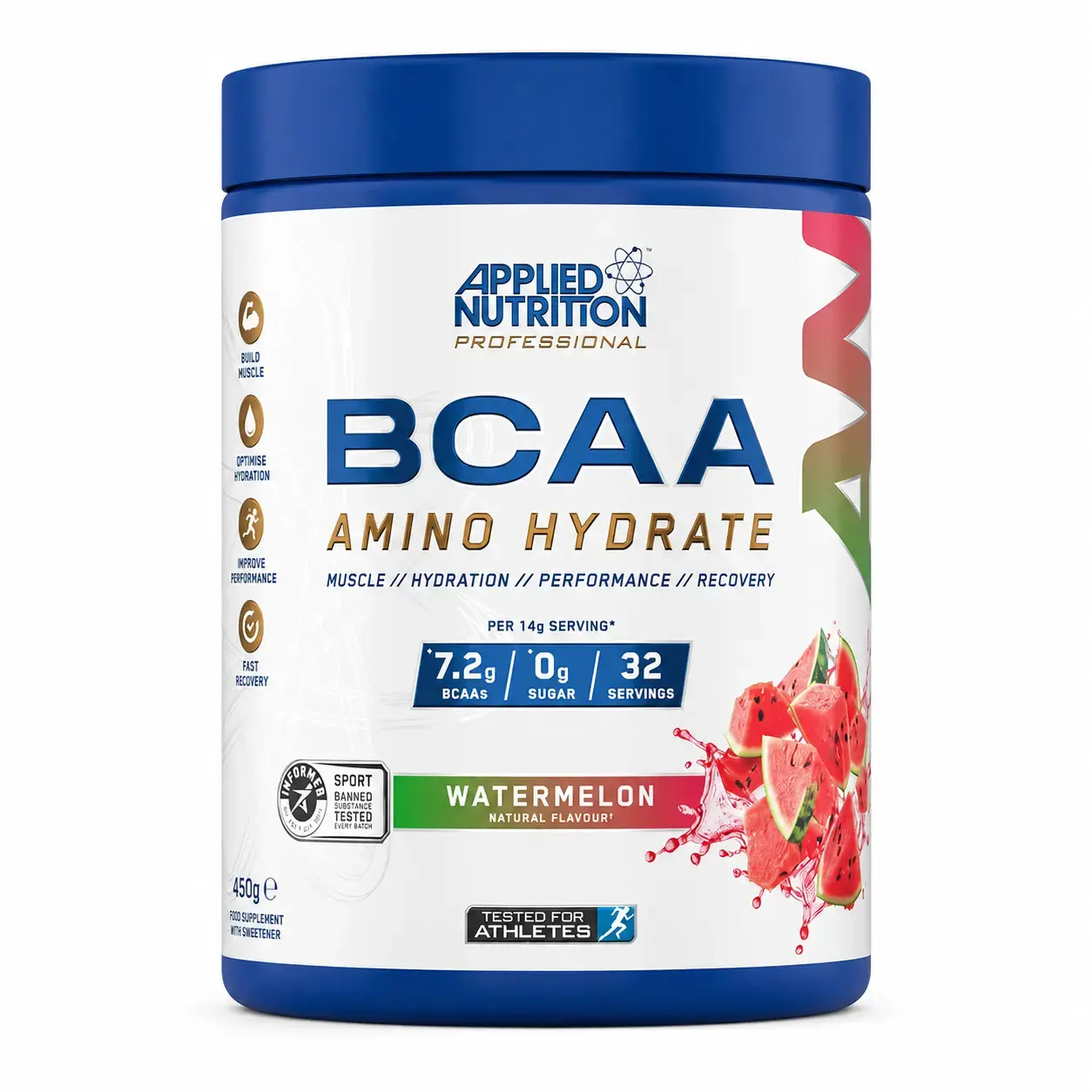 БАД Applied Nutrition BCAA Amino Hydrate Watermelon, 450 г (32 порции)