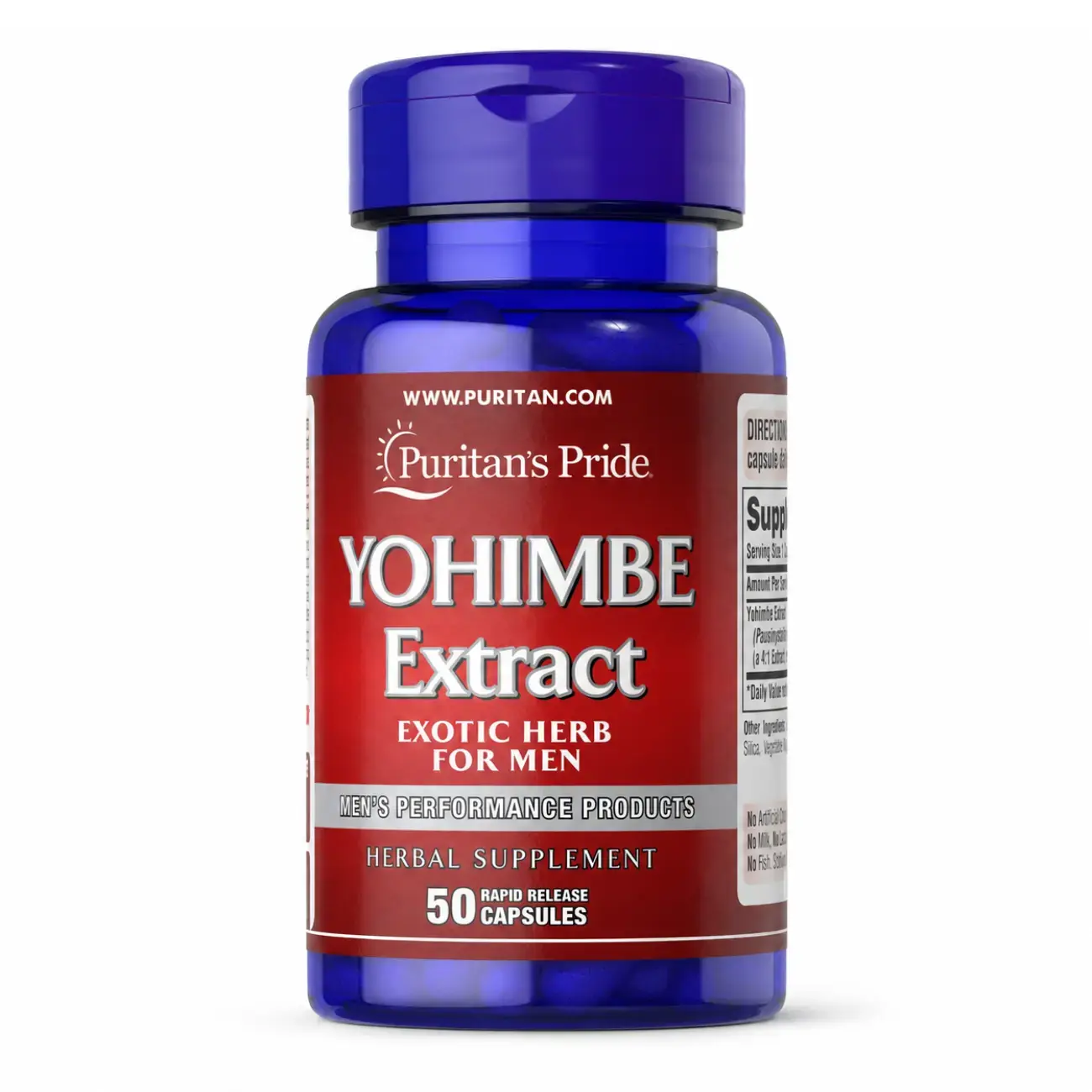БАД Yohimbe Extract 1000 mg Puritan‘s Pride 50 Caps