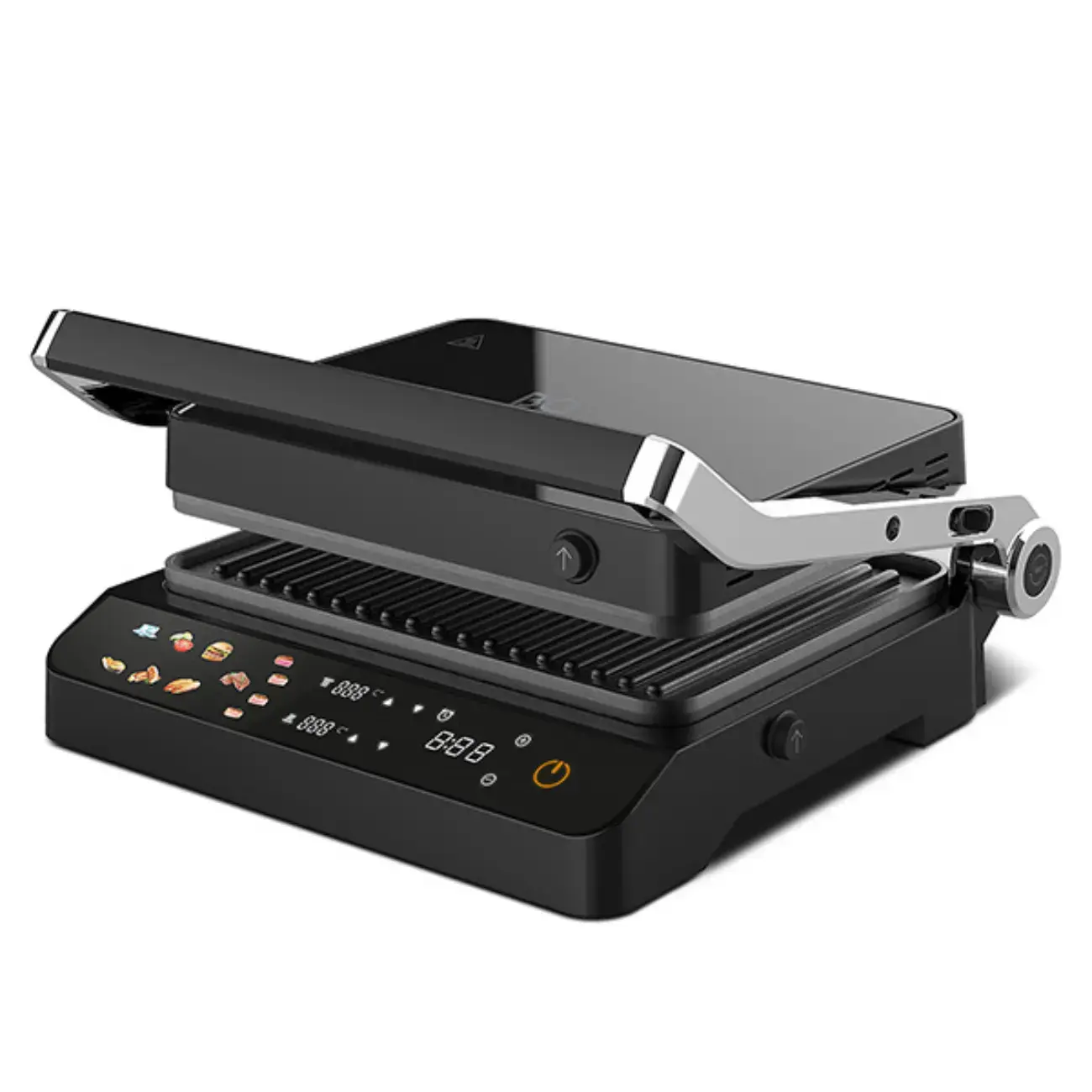 Электрогриль BQ GR3008 Black-Steel
