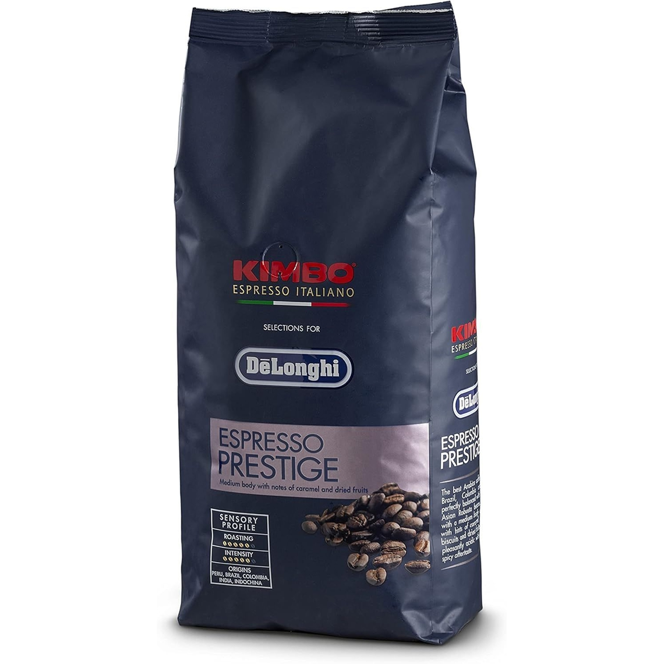 Зерновой кофе DeLonghi Kimbo Espresso Prestige 1 кг