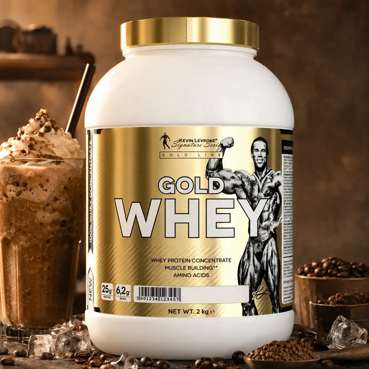 Zardobli protein Gold Whey Levrone (Coffee Frappe) 2 kg
