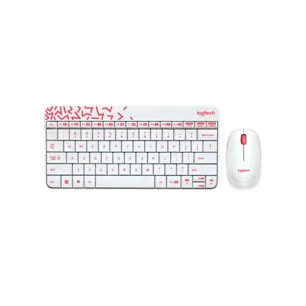 Клавиатура и мышь Logitech MK240 NANO/K White
