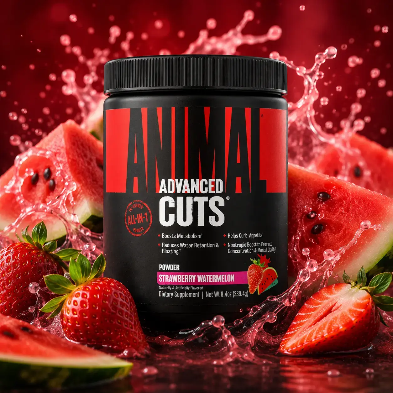 Yog‘ yoquvchi Advanced Cuts Animal (Strawberry Watermelon) 239.4 g