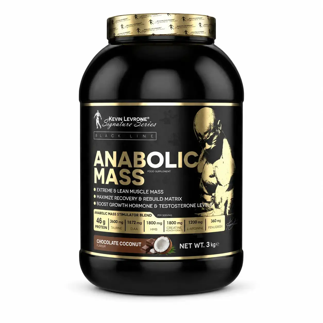 Geyner Kevin Levrone Anabolic Mass 3 kg White Chocolate Coconut