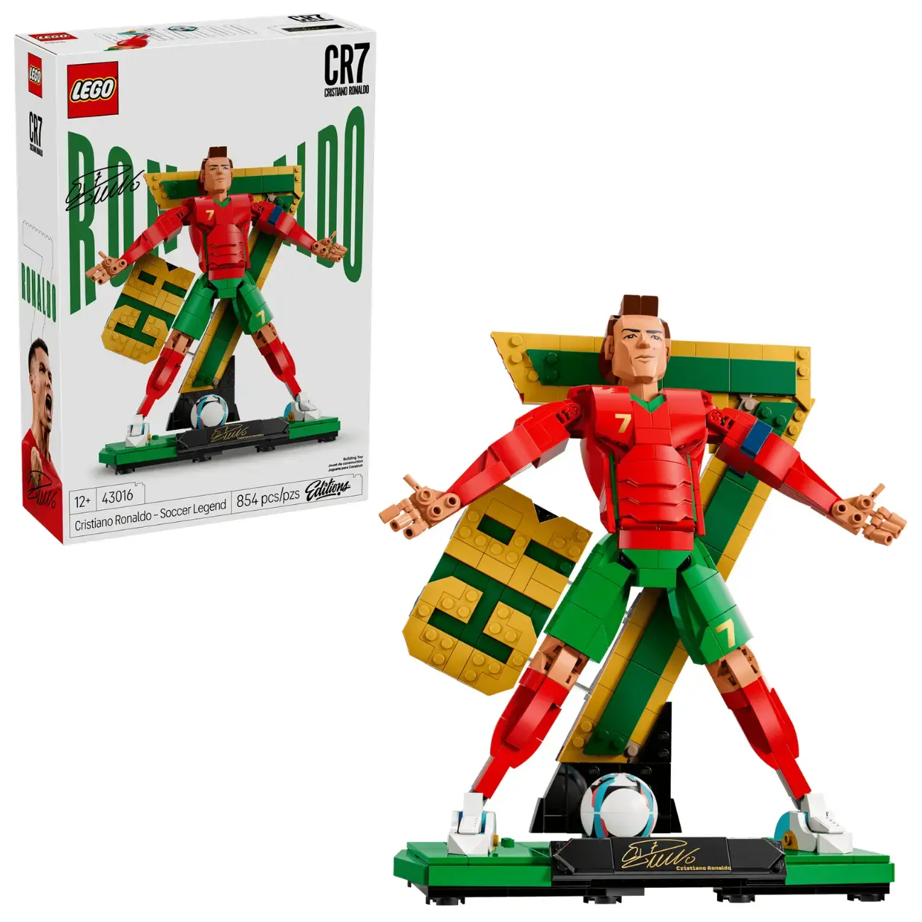 Konstruktor LEGO® Cristiano Ronaldo – Soccer Legend 43016