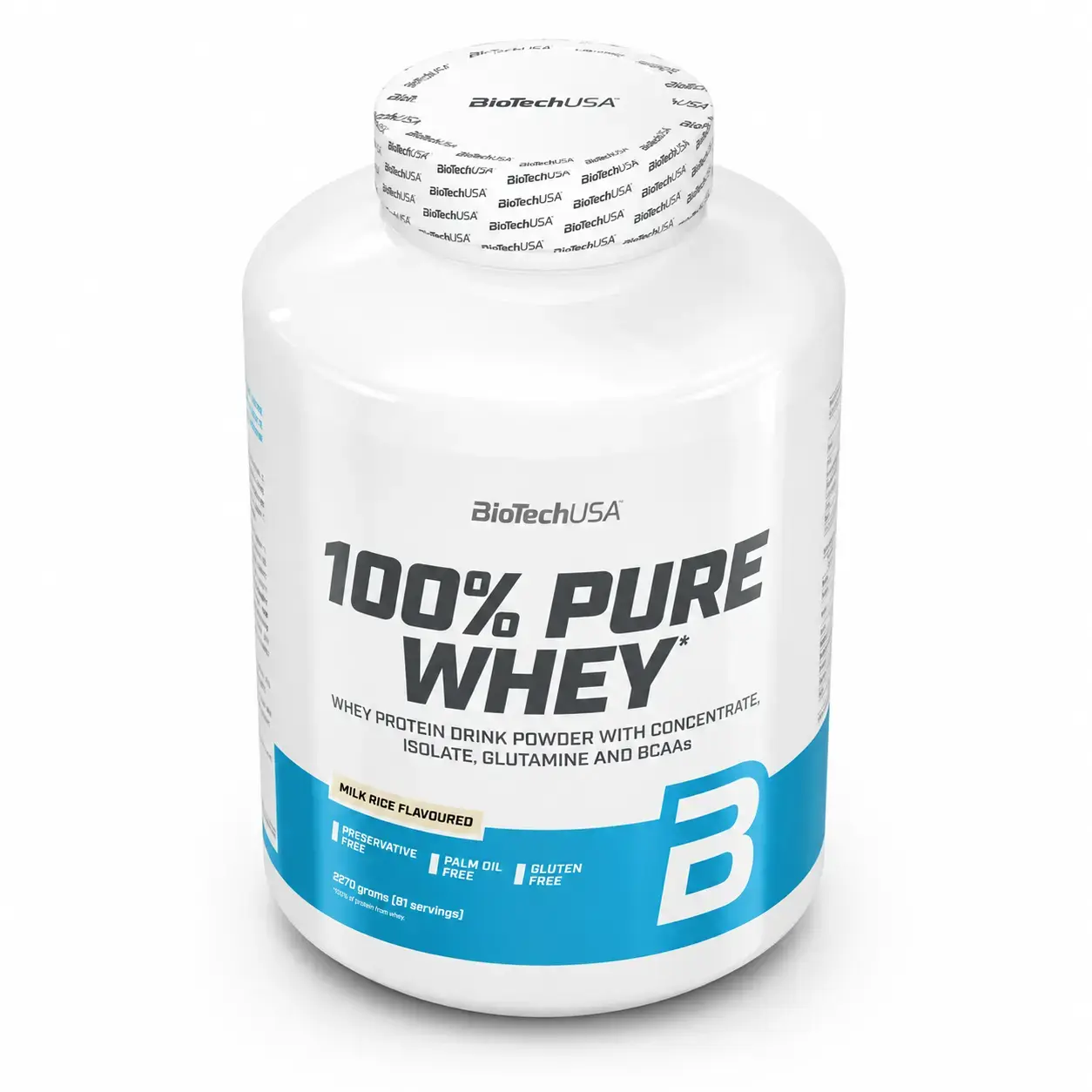 Zardob proteini 100% Pure Whey BioTechUSA (Milk Rice) 2270 g