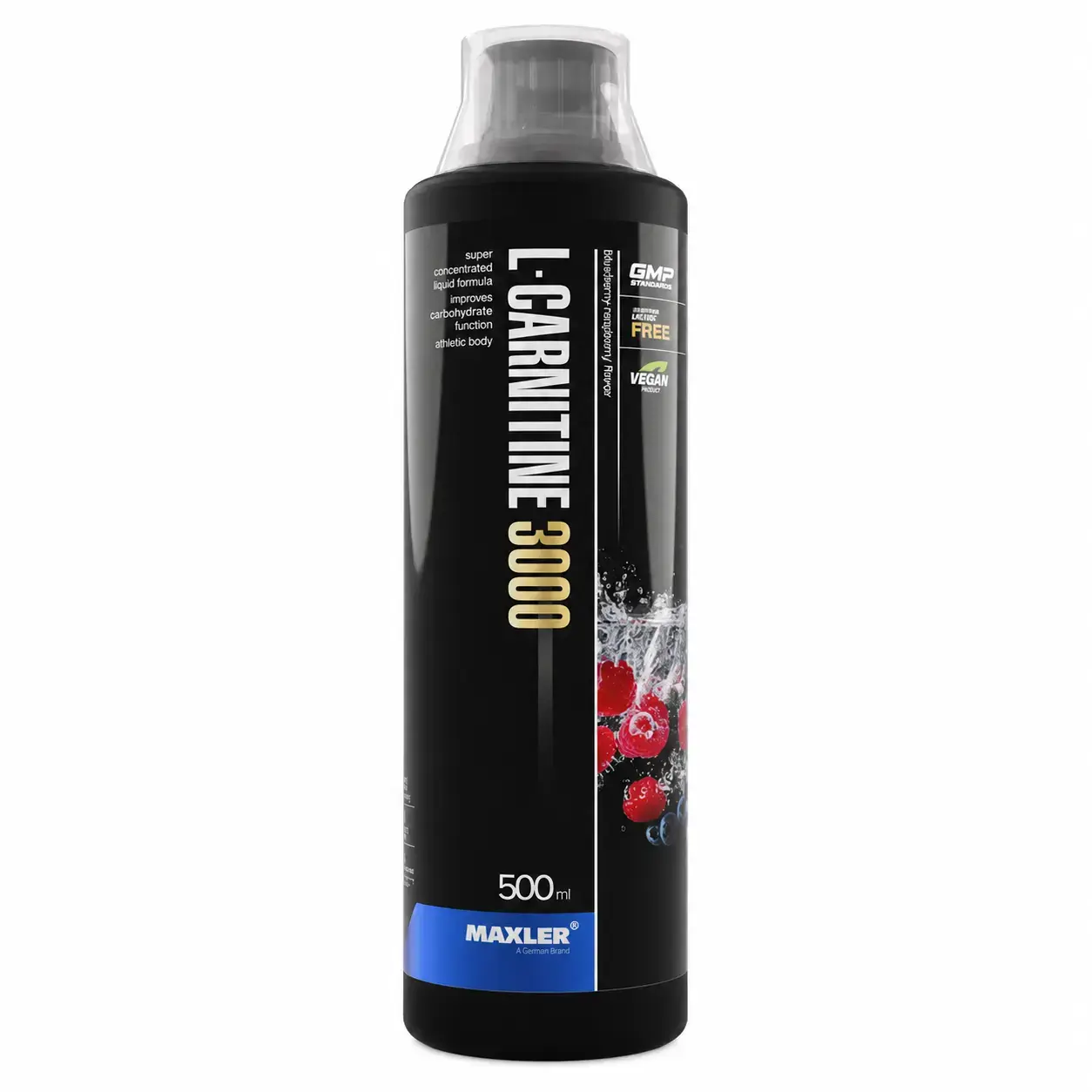 L-karnitin Maxler L-Carnitine 3000 (Blueberry-Raspberry) 500 ml
