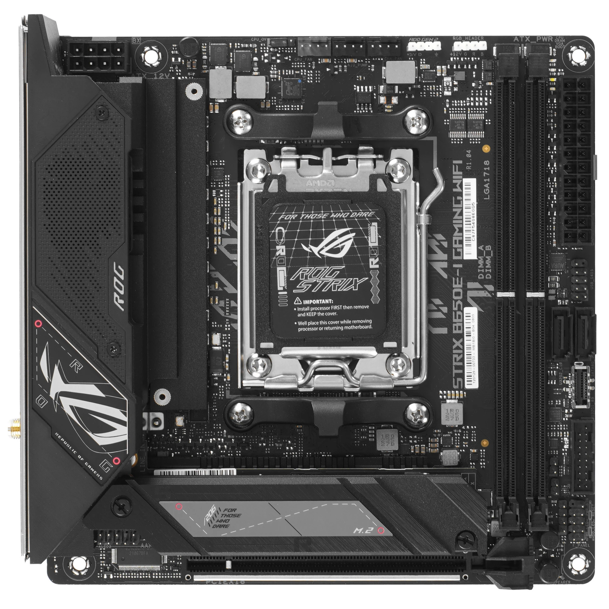 Материнская плата ASUS AMD AM5 ROG STRIX B650E-I GAMING WIFI DDR5 (90MB1BI0-M0EAY0)
