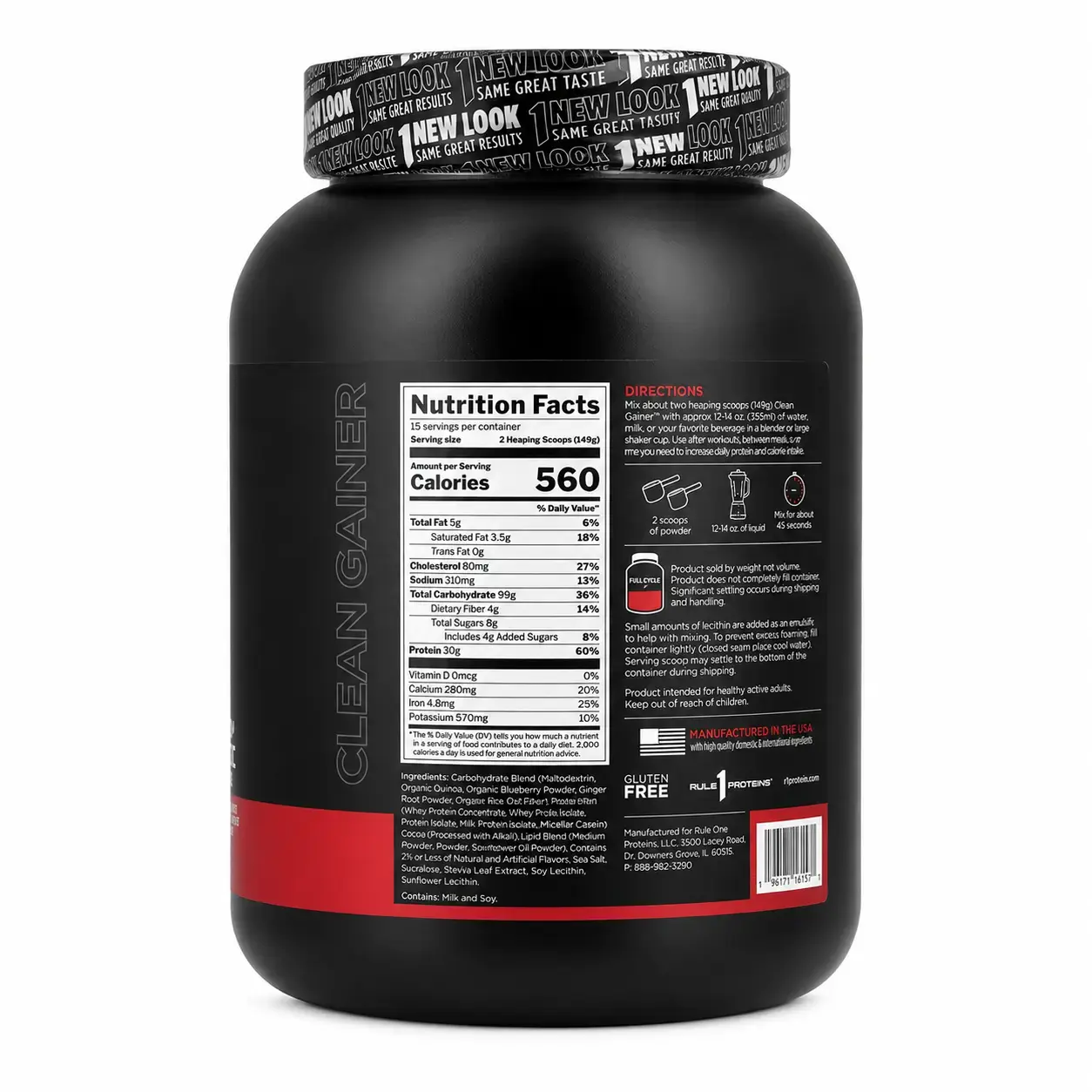 Geyner Clean Gainer Rule1 (Chocolate Fudge) 2.24 kg