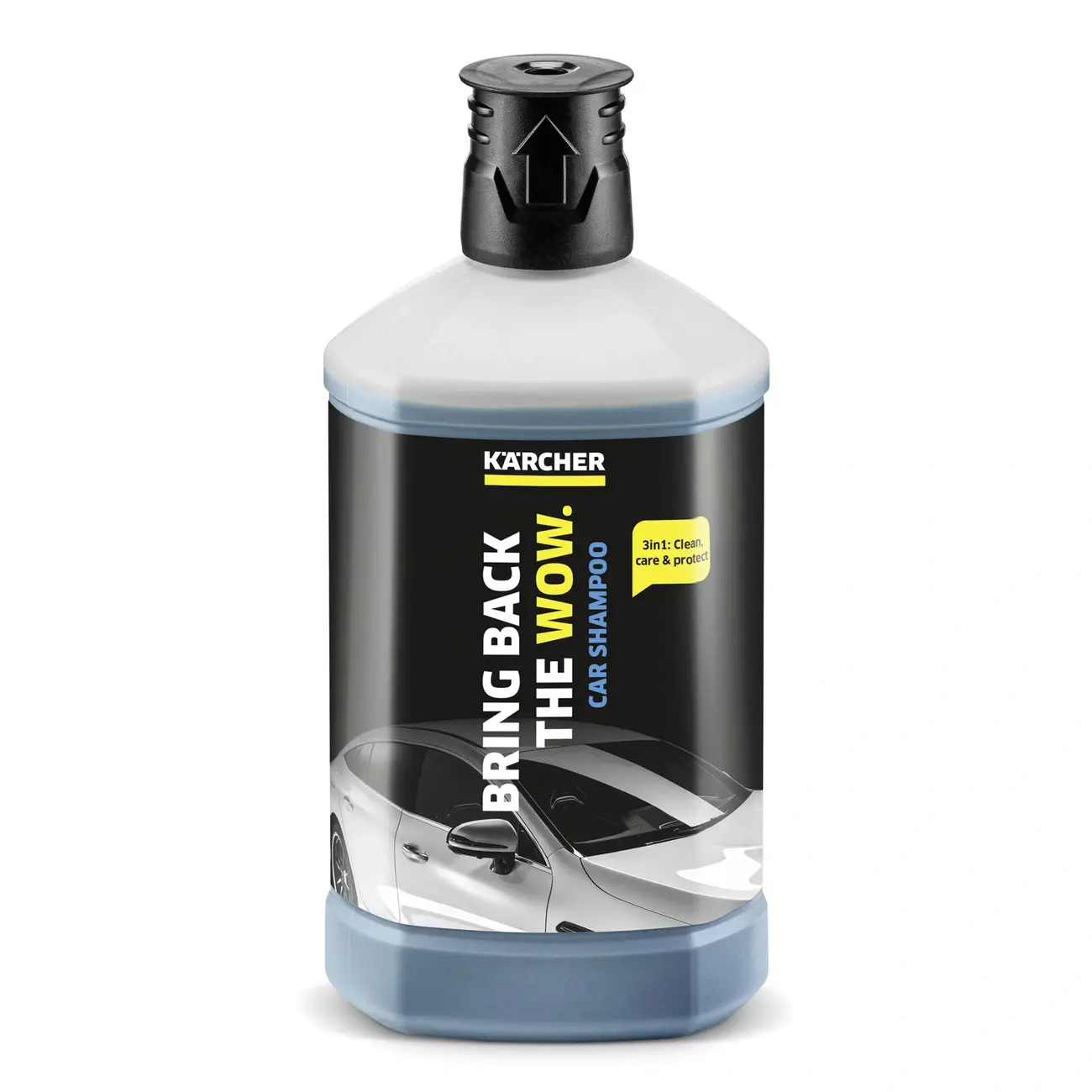 Автошампунь Karcher 3-в-1, Plug-n-Clean, 1л