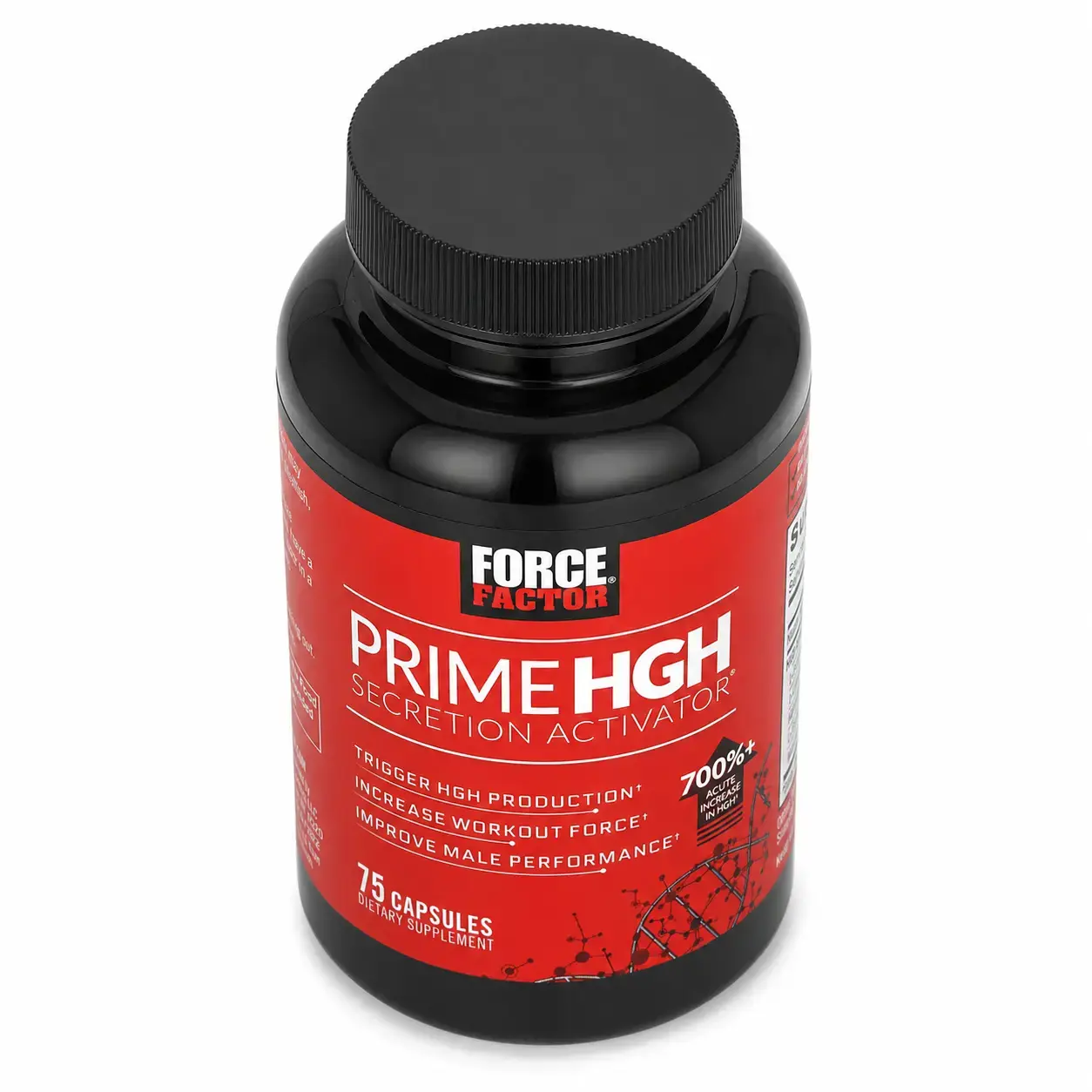 O‘sish gormoni ajralishini qo‘llab-quvvatlovchi Prime HGH Force Factor 75 Caps