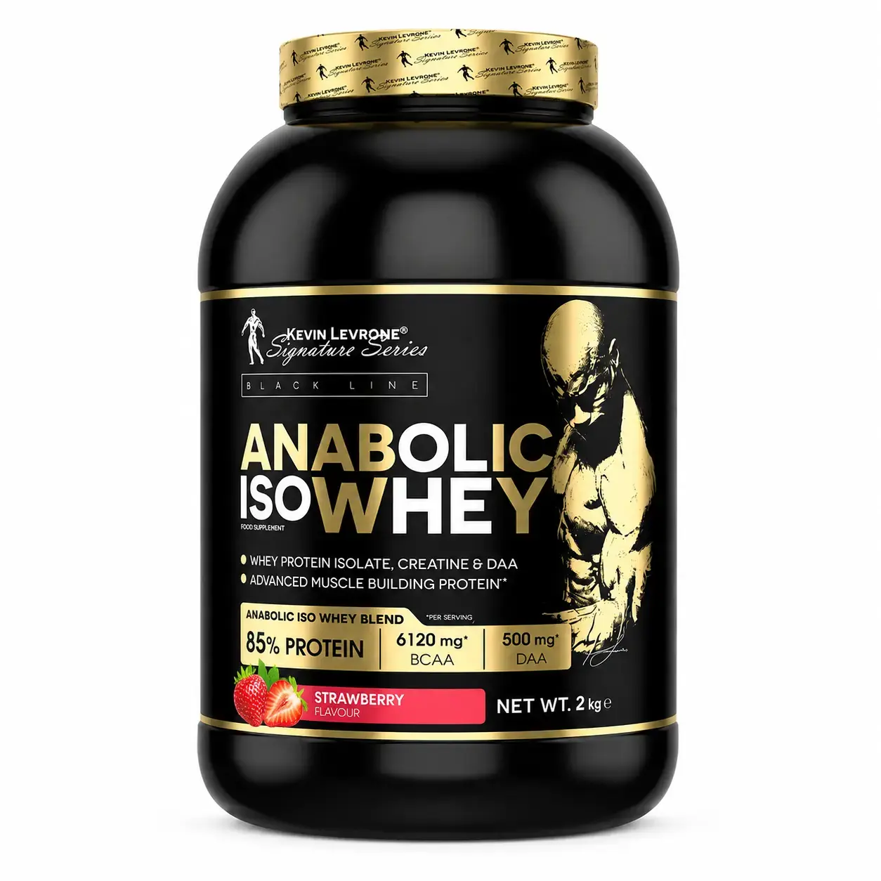 Zardob proteini izolyati Anabolic ISO Whey Levrone (Strawberry) 2 kg