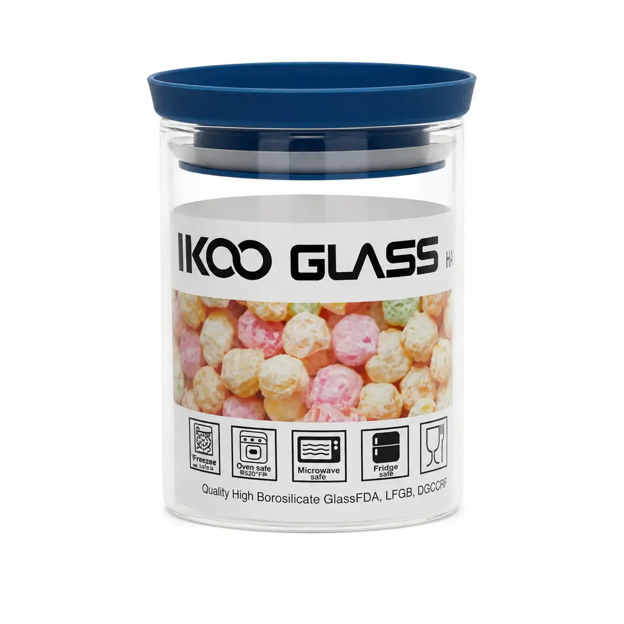 Shisha banka 700 ml IKOO GLASS 3006-700