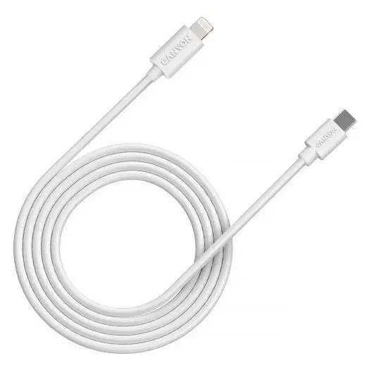Кабель для зарядки Canyon CNE-CFI12W White
